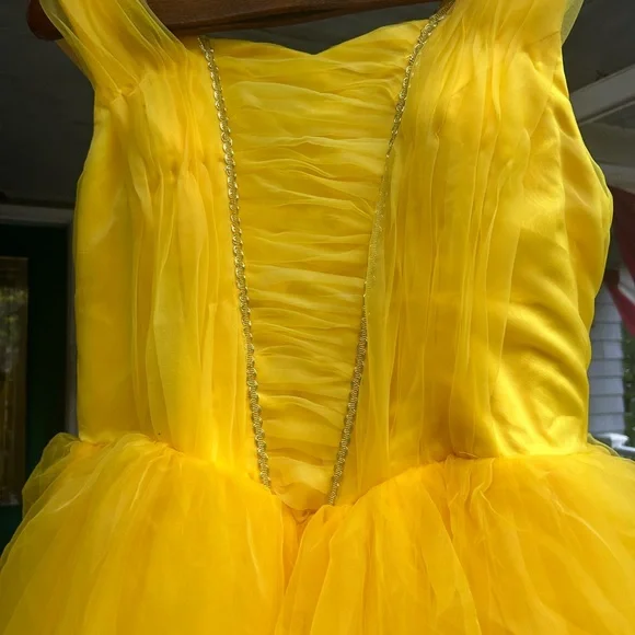 Beautiful BELLE ball gown designed as the love action ball scene! Its so floofy - Picture 4 of 8